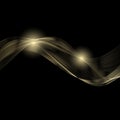 Abstract Golden waves Royalty Free Stock Photo