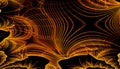 Abstract Golden Web Royalty Free Stock Photo