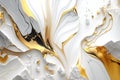 Abstract golden white marble texture