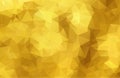 Abstract golden, yellow background from triangles, vector illustration. Eps 10 Royalty Free Stock Photo