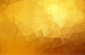 Abstract golden, yellow background from triangles, vector illustration. Eps 10 Royalty Free Stock Photo