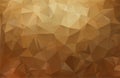 Abstract golden, yellow background from triangles, vector illustration. Eps 10 Royalty Free Stock Photo