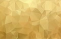 Abstract golden, yellow background from triangles, vector illustration. Eps 10