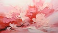 abstract gouache light pink painting generative AI