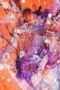 Abstract gouache painting Royalty Free Stock Photo
