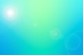 Abstract gradien blue and green flare light Royalty Free Stock Photo
