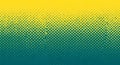 Gradient Halftone Pattern Yellow and Teal Royalty Free Stock Photo