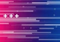 Abstract Gradient Background with Plus Signs and Squares Royalty Free Stock Photo