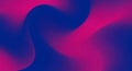 Abstract gradient background with smooth flowing waves of deep blue and vibrant magenta creating a dynamic and fluid Royalty Free Stock Photo