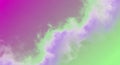 Abstract Gradient Background with Swirling Cloud-like Textures in Pink Purple and Green color Royalty Free Stock Photo