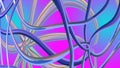 Abstract gradient background with three-dimensional lines Royalty Free Stock Photo