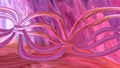 Abstract gradient background with three-dimensional lines Royalty Free Stock Photo