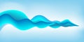 Abstract Gradient blue color blend wave Royalty Free Stock Photo