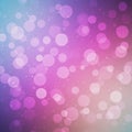 Abstract gradient with a bokeh effect features variously sized circular lights Royalty Free Stock Photo