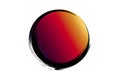 Abstract gradient circle with a black brushstroke border Royalty Free Stock Photo