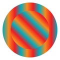 Abstract gradient circle. Gradation circle Royalty Free Stock Photo