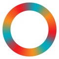 Abstract gradient circle. Gradation circle