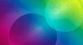 Vibrant Gradient Abstract Background with Overlapping Circles and Low Poly Texture Royalty Free Stock Photo