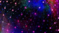 Abstract gradient 3d wireframe background 3d rendering Royalty Free Stock Photo