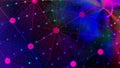 Abstract gradient 3d wireframe background 3d rendering Royalty Free Stock Photo