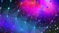 Abstract gradient 3d wireframe background 3d rendering Royalty Free Stock Photo