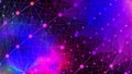 Abstract gradient 3d wireframe background 3d rendering Royalty Free Stock Photo