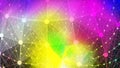 Abstract gradient 3d wireframe background 3d rendering Royalty Free Stock Photo