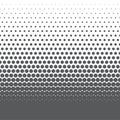 Abstract Gradient Dots Background. Points Backdrop. Black and White Distressed Texture. Vector illustration
