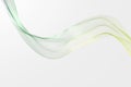 Abstract gradient dynamic waves. 3d rendering of twisted lines Royalty Free Stock Photo
