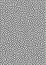 Abstract Gradient Halftone Dots Pattern Background, a4 size. A4 Royalty Free Stock Photo