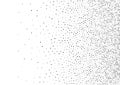 Abstract gradient halftone random dots background. A4 size, vector illustration, backdrop using halftone dot pattern.