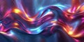 Abstract gradient holographic melty metallics background