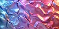 Abstract gradient holographic melty metallics background