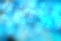 Abstract gradient of light blue turquoise dark blue background texture with glowing circular bokeh lights. Beautiful colorful Royalty Free Stock Photo