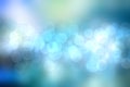 Abstract gradient of light blue turquoise pastel background texture with glowing circular bokeh lights. Beautiful colorful spring Royalty Free Stock Photo