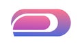 Abstract Gradient Loop Icon for Flow and Connection, vector design Generative AI Royalty Free Stock Photo