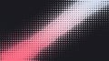 Dotted Gradient on Dark Background With Pink and White Transitioning Pattern Royalty Free Stock Photo