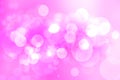 Abstract gradient pink purple background texture with blurred bokeh circles and white lights. Space for design. Beautiful backdrop Royalty Free Stock Photo