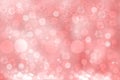 Abstract gradient pink purple background texture with blurred bokeh circles and white lights. Space for design. Beautiful backdrop Royalty Free Stock Photo