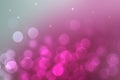 Abstract gradient pink purple background texture with blurred bokeh circles and white lights. Space for design. Beautiful backdrop Royalty Free Stock Photo