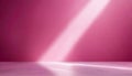 Abstract gradient pink studio background for product presentation. Empty room with shadows Royalty Free Stock Photo