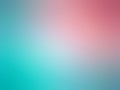 Abstract gradient pink teal colored blurred background