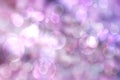 Abstract gradient pink violet background texture with blurred white bokeh circles and lights. Space for design. Beautiful backdrop Royalty Free Stock Photo