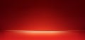 Abstract gradient podium background. Red empty 3d studio backdrop. Clean scene Royalty Free Stock Photo