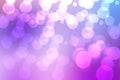 Abstract gradient purple pink background texture with blurred bokeh circles and lights. Space for design. Beautiful backdrop Royalty Free Stock Photo