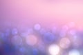 Abstract gradient purple pink background texture with blurred bokeh circles and lights. Space for design. Beautiful backdrop Royalty Free Stock Photo
