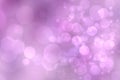 Abstract gradient purple pink background texture with blurred bokeh circles and lights. Space for design. Beautiful backdrop Royalty Free Stock Photo