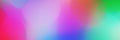 Abstract gradient rainbow bokeh background in polygonal neon shapes