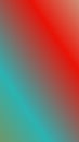 Abstract gradient of red and teal colors with diagonal transition Royalty Free Stock Photo