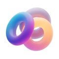 Abstract Gradient Rings Royalty Free Stock Photo